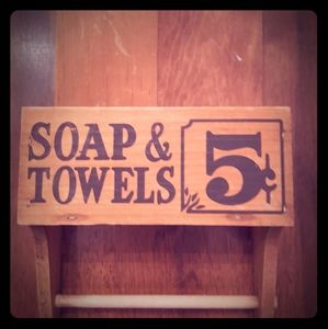 Soap and Towel Holder